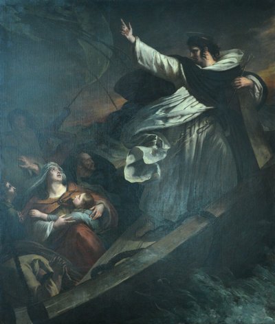 Saint Thomas Aquinas Preaching Confidence in God During the Storm by Ary Scheffer